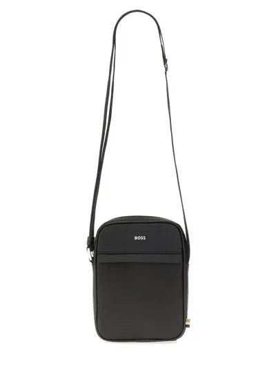 Hugo Boss Boss Shoulder Bag With Logo In Black