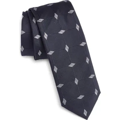 Hugo Boss Boss Silk Tie In Navy