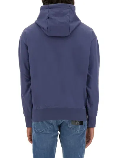 Hugo Boss Boss Sweatshirt With Logo In Blue