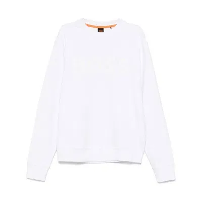 Hugo Boss Boss Sweatshirts In White