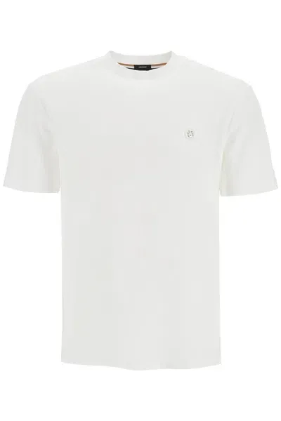 Hugo Boss Boss T Shirt With Double Monogram Patch