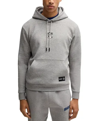 Hugo Boss Boss <br>x Nfl Woodson Graphic Hoodie<br><br> In Boss Grey