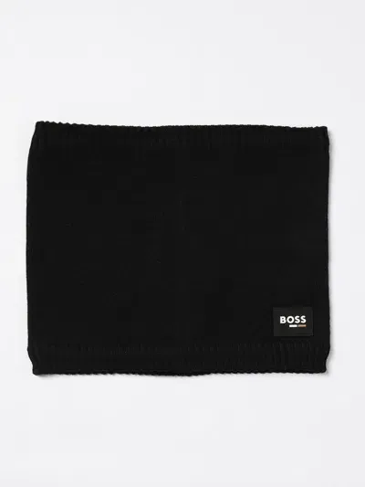 Hugo Boss Boy's Scarf Boss Kids Color Black In Schwarz