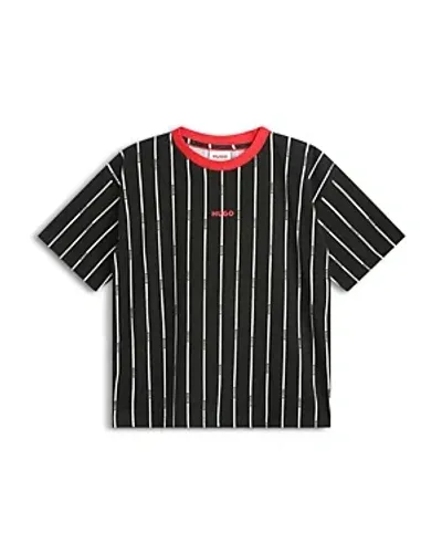 Hugo Boss Boys' Printed Tee - Little Kid, Big Kid In Black