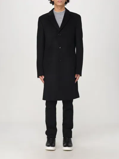 Hugo Boss Coat Boss Men Color Black In Schwarz