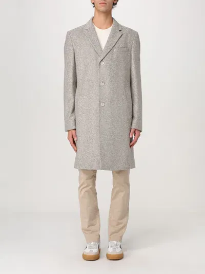 Hugo Boss Coat Boss Men Color White In Weiss