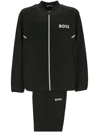 Hugo Boss Black Embroidered Track Jacket