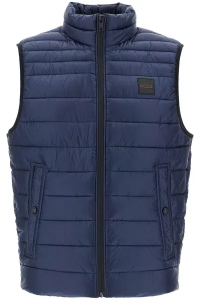 Hugo Boss Boss Quilted Oden Men In Blue