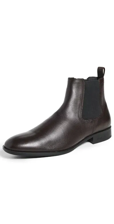 Hugo Boss Colby Chelsea Boots Dark Brown