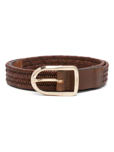 Hugo Boss Colette Belt In Brown