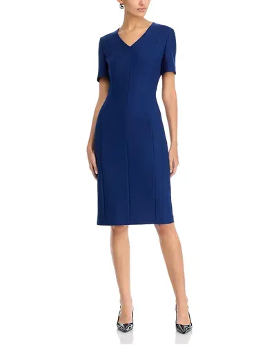 Hugo Boss Damaisa Dress In Deep Cove