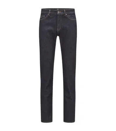 Hugo Boss Delaware Slim Jeans In Navy