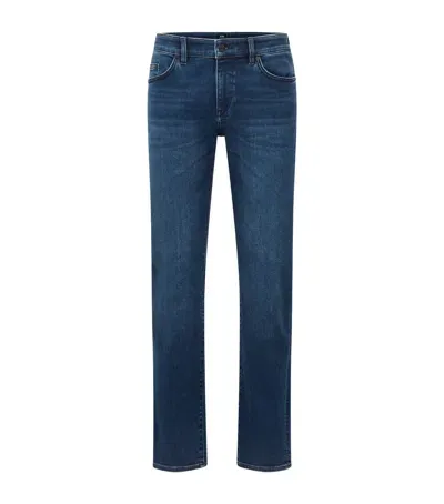 Hugo Boss Delaware Slim Jeans In Navy