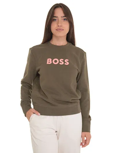 Hugo Boss Elaboss Sweatshirt In Green