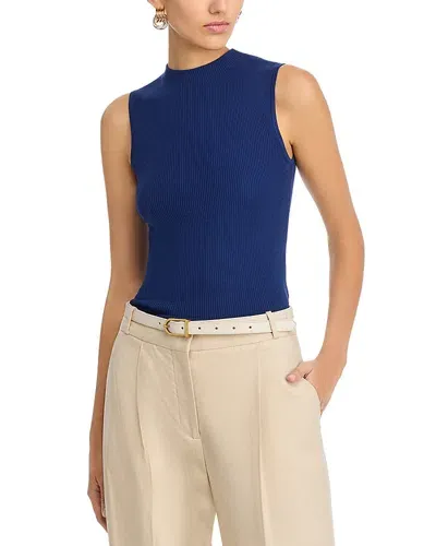 Hugo Boss Feskiera Sleeveless Sweater In Deep Cove