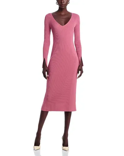 Hugo Boss Formina Dress In Deco Rose