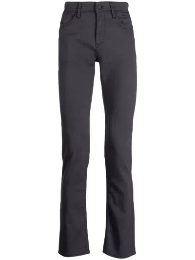 Hugo Boss Front-fastening Skinny Jeans In Schwarz