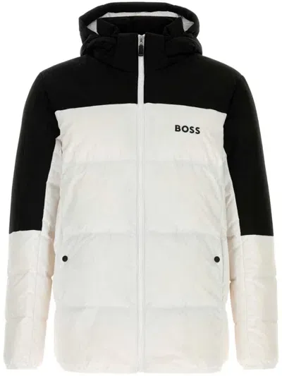 Hugo Boss Giacca Hooded Jacket In White