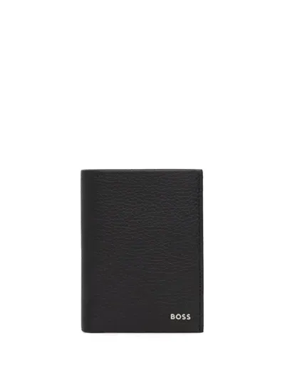 Hugo Boss Hb Highway Lthr Vert Cardholder Blk In 黑色