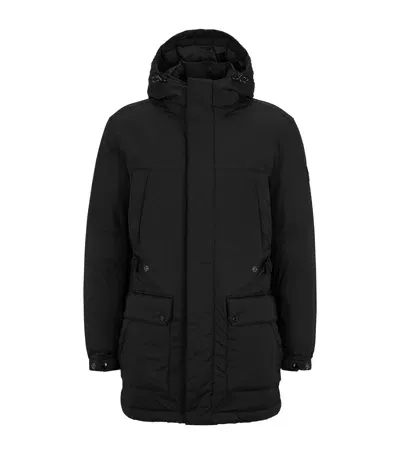 Hugo Boss Hooded Jacket In Black