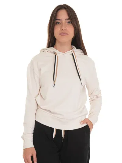 Hugo Boss Hoodie Sweatshirt With Hood In White