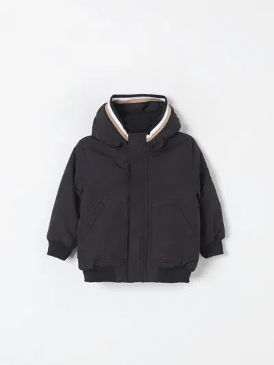 Hugo Boss Jacket Boss Kids Color Black In Schwarz