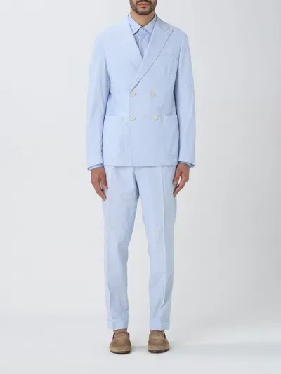 Hugo Boss Jacket Boss Men Color Sky Blue