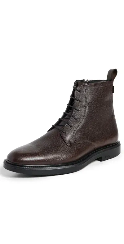 Hugo Boss Larry Halb Grpr Gtx Boots Dark Brown