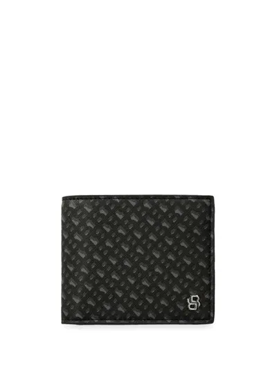 Hugo Boss Leather Wallet In Black