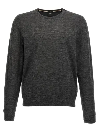 Hugo Boss Leno-p Sweater, Cardigans In Gray