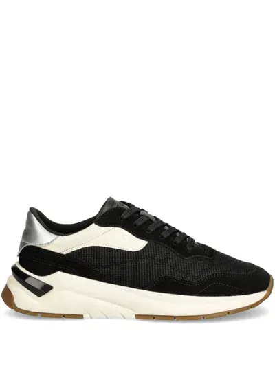 Hugo Boss Logo-debossed Sneakers In Black