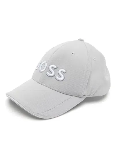 Hugo Boss Logo-embroidered Cap In 蓝色