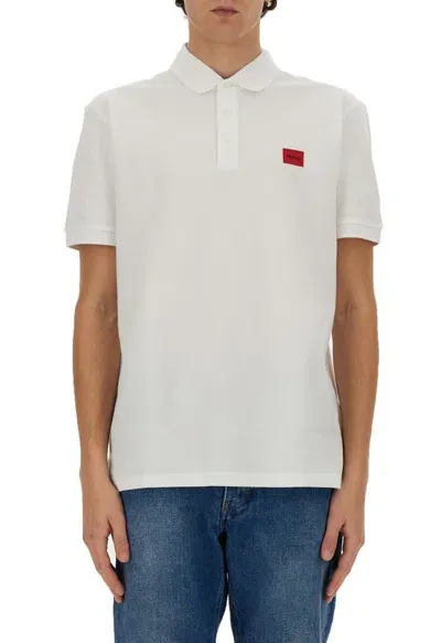 Hugo Boss Logo Patch Slim In White