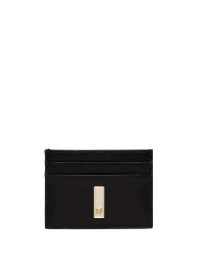 Hugo Boss Logo-plaque Cardholder In Black