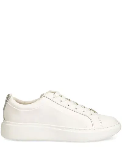 Hugo Boss Logo-plaque Sneakers In White