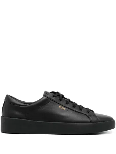 Hugo Boss Belwar Mens Trainers In Black 005