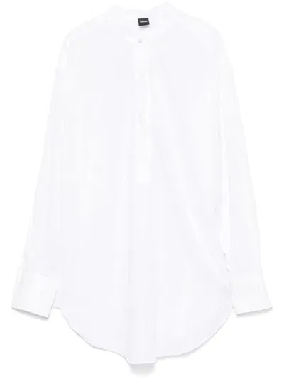 Hugo Boss Lyocell Blouse In White