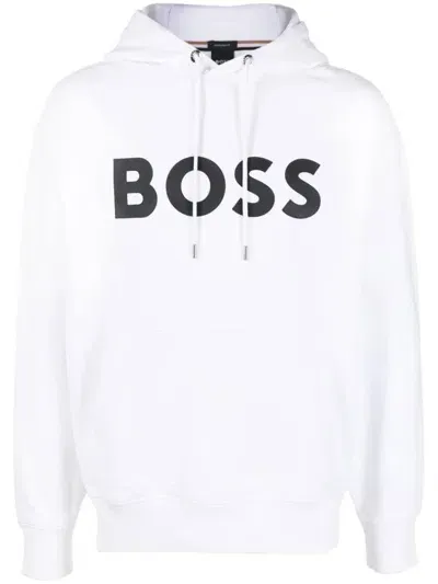 Hugo Boss Sweatshirt Boss Men Color White