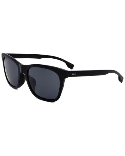 Hugo Boss Boss  Rectangular Frame Sunglasses In Black