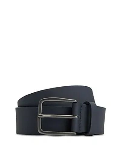 Hugo Boss Men's Tobi Leather Belt In Dark Blue