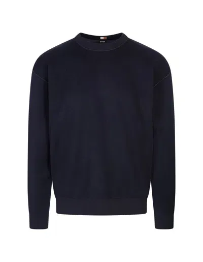 Hugo Boss Navy Blue Regular Fit H-daero Sweater