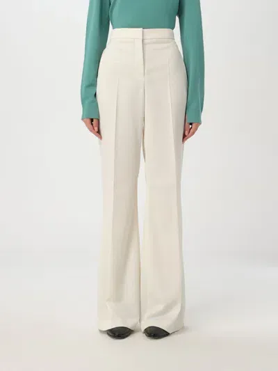 Hugo Boss Pants Boss Woman Color Yellow Cream