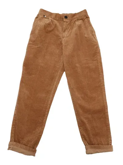 Hugo Boss Kids' Pants In Brown