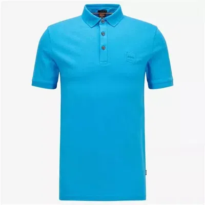 Hugo Boss Polo Shirt Boss Men Color Gnawed Blue