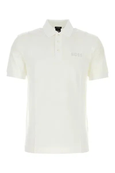 Hugo Boss Boss Polo In Black