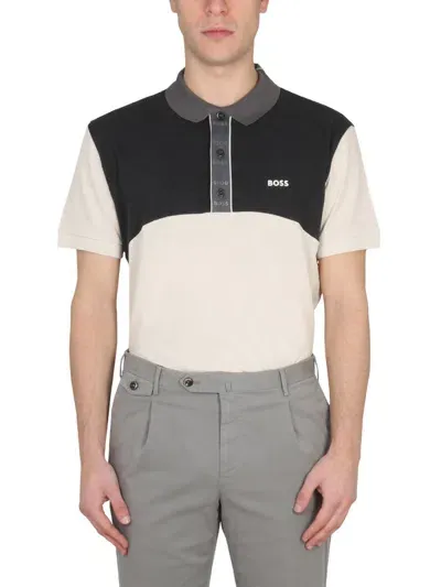 Hugo Boss Polo With Logo In White