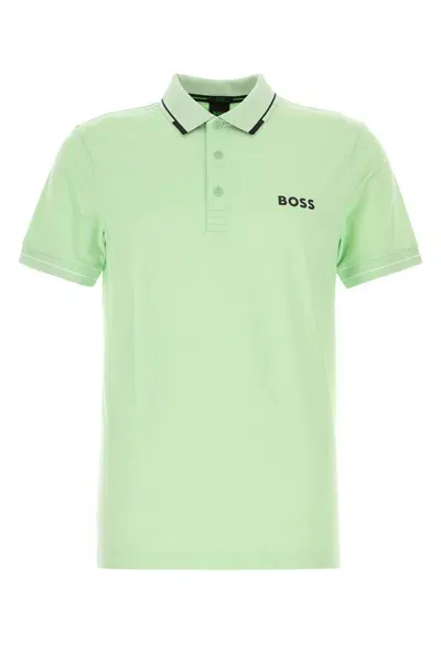 Hugo Boss Polo-xxl Nd Boss Male In Green