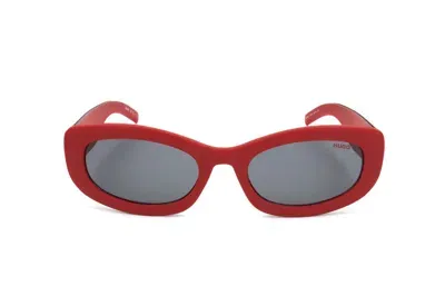 Hugo Boss Rectangle In Red