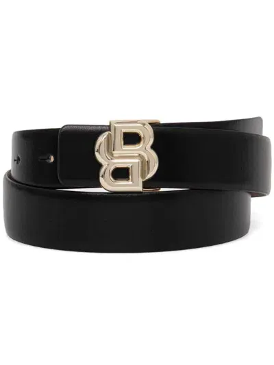 Hugo Boss Reversible Leather Belt In Black