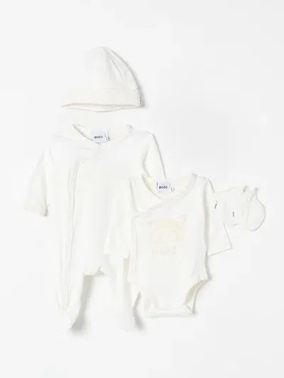 Hugo Boss Romper Boss Kids Color White In Weiss